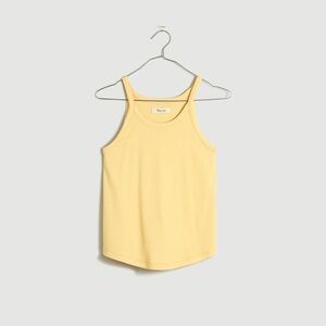 Madewell Women’s Supima Rib 90’s Tank in Sundried Wheat - Medium